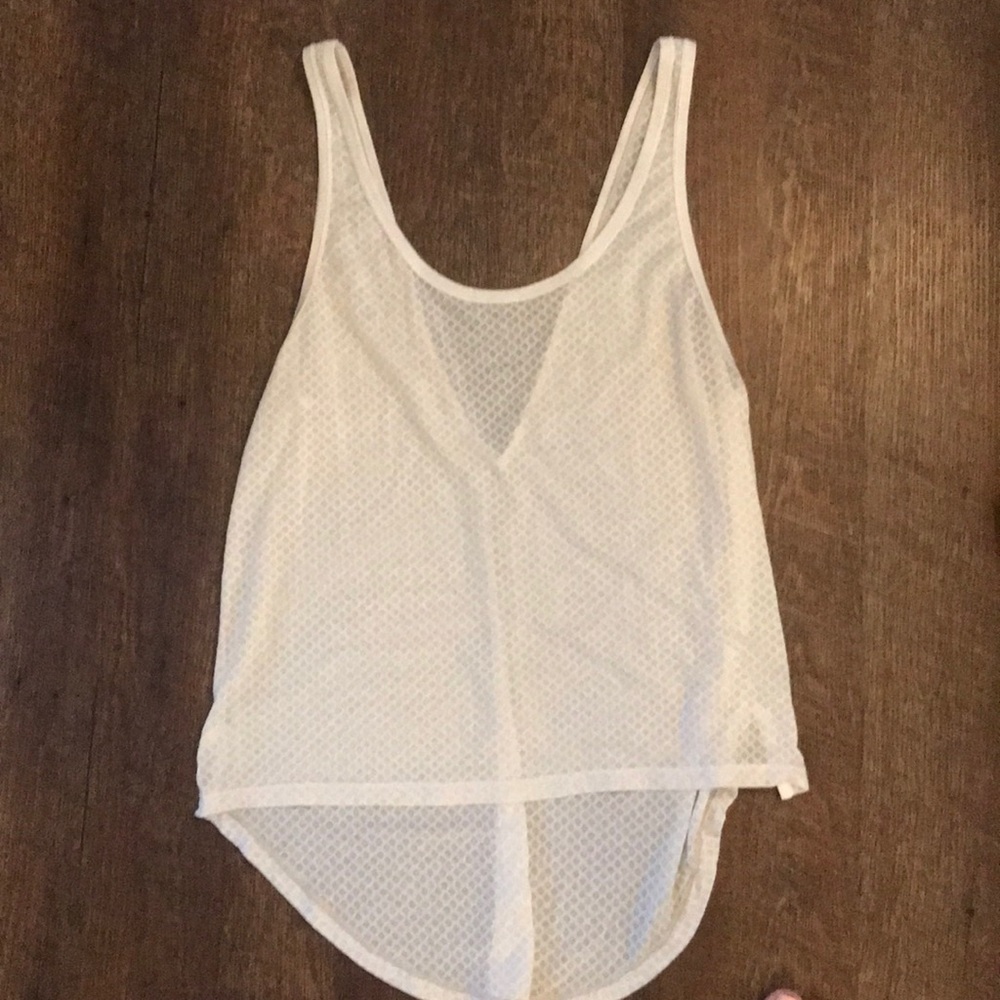 Burn out low back tank